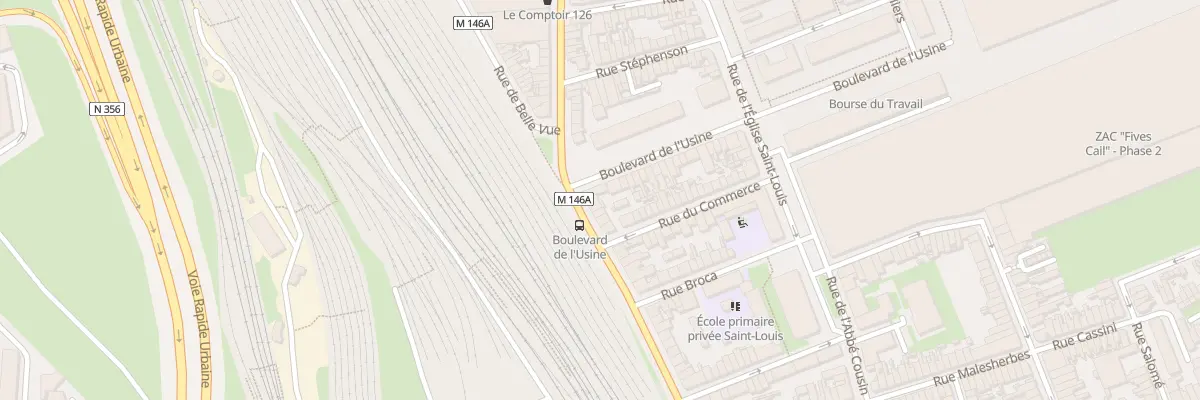Plan du 179 Rue du Long Pot à Lille