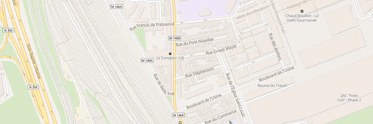 Plan du 2 Rue Ernest Mayer à Lille