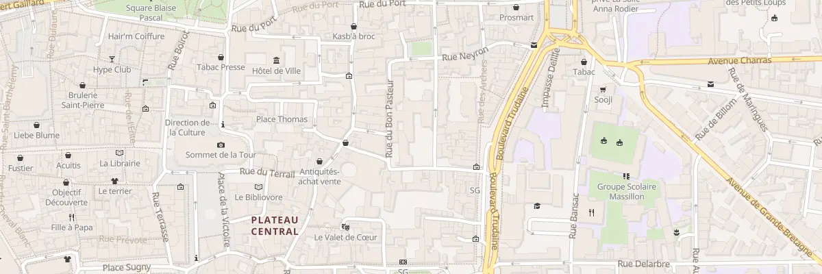 Plan du 10 Rue du Bon Pasteur à Clermont-Ferrand