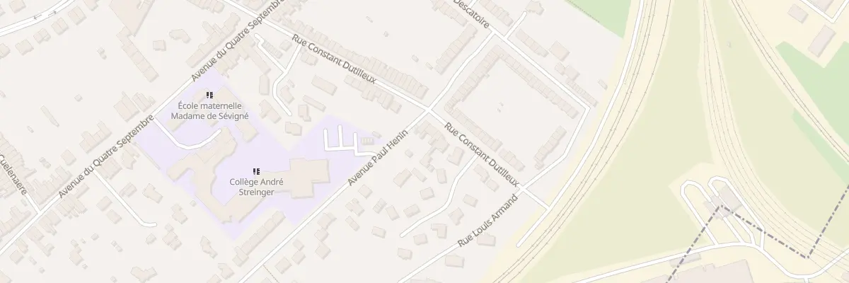 Plan du 218 Rue Constant Dutilleux à Douai