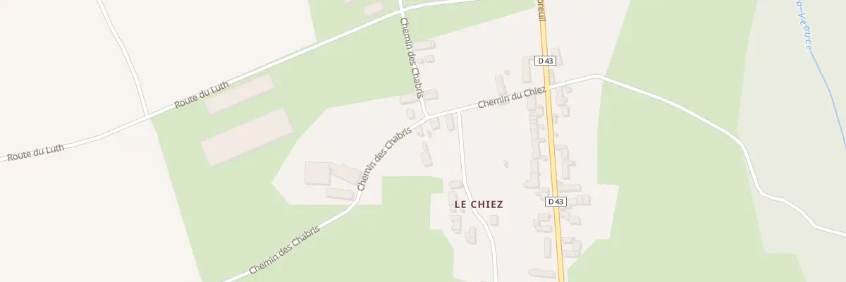 Plan du 3 Che du Chiez à Vicq