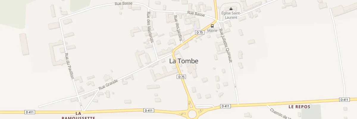 Plan du 1 Rte de Misy à La Tombe