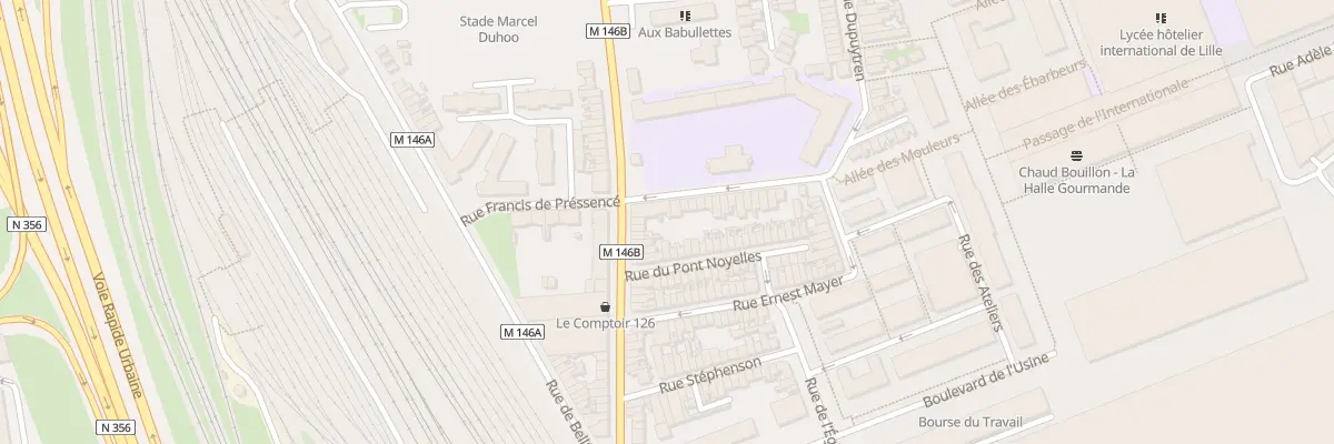 Plan du 127 Rue du Long Pot à Lille