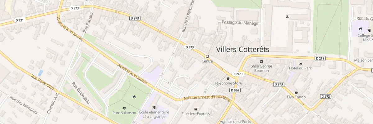 Plan du 9 Rue du Général Leclerc à Villers-Cotterêts