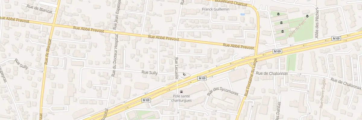 Plan du 60 Rue Lecuelle à Clermont-Ferrand