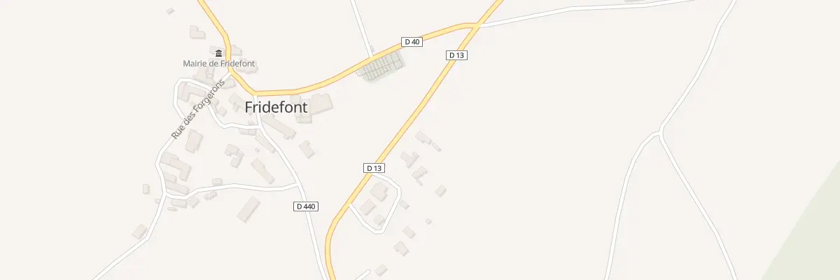Plan du 5024 Le Bourg à Fridefont