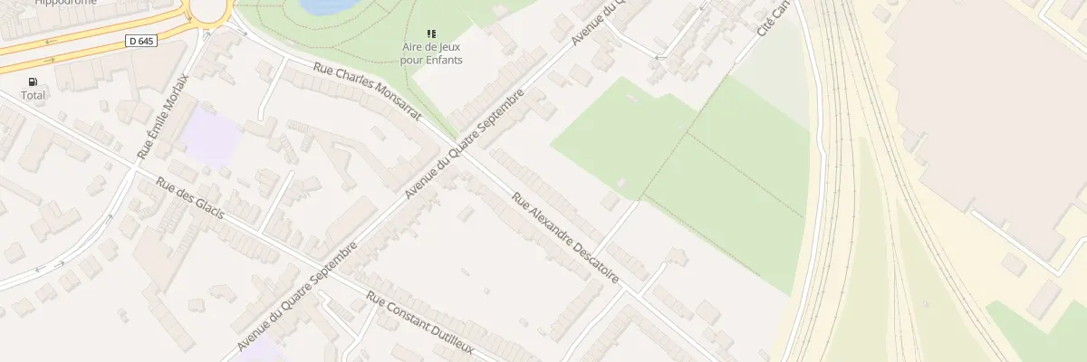 Plan du 63 Rue Alexandre Descatoire à Douai