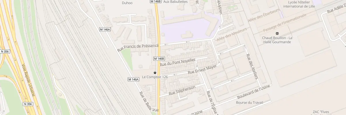 Plan du 7 Rue du Pont Noyelles à Lille
