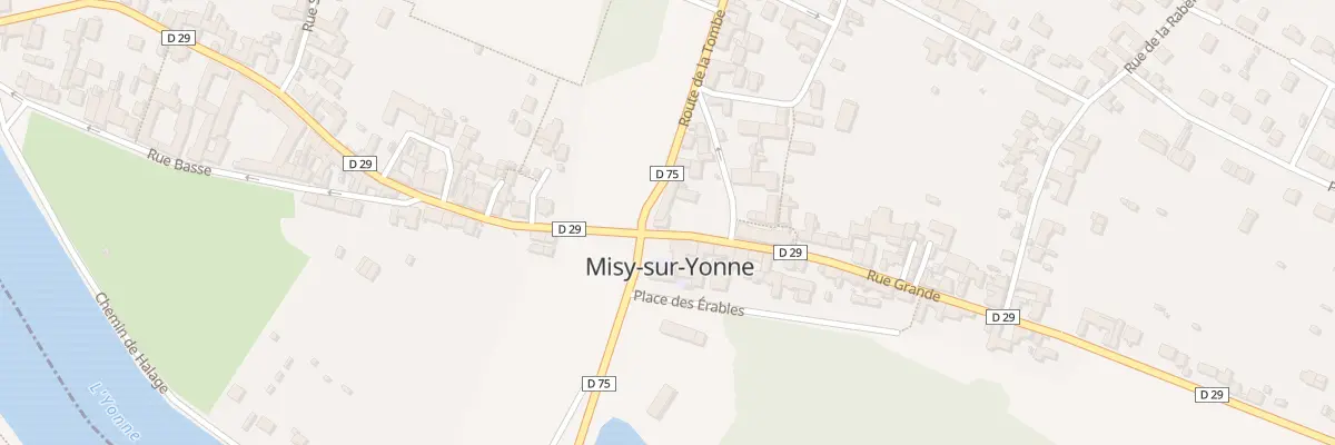 Plan du 1 Rue Grande à Misy-sur-Yonne