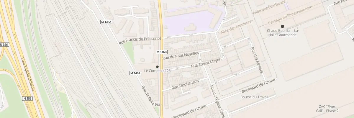 Plan du 8 Rue du Pont Noyelles à Lille