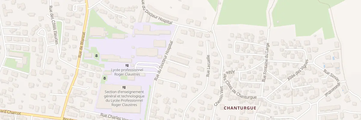 Plan du 148 Rue Docteur Hospital à Clermont-Ferrand