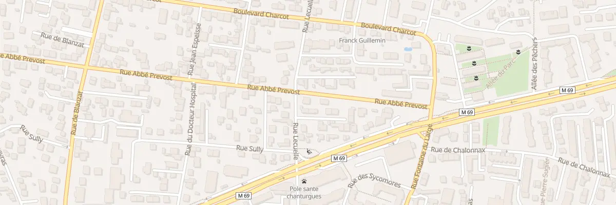 Plan du 29 Rue abbé Prevost à Clermont-Ferrand
