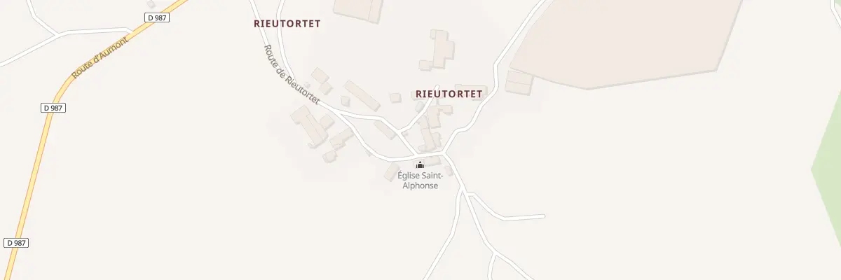 Plan du 5003 Rieutortet à La Fage-Montivernoux