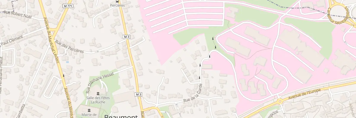 Plan du 17T Rue de la Garde à Beaumont