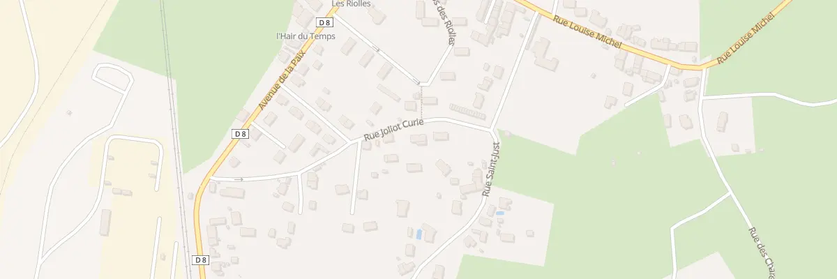 Plan du 496 Rue Joliot Curie à Garchizy
