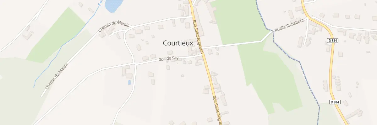 Plan du 1 Rue de Say à Courtieux