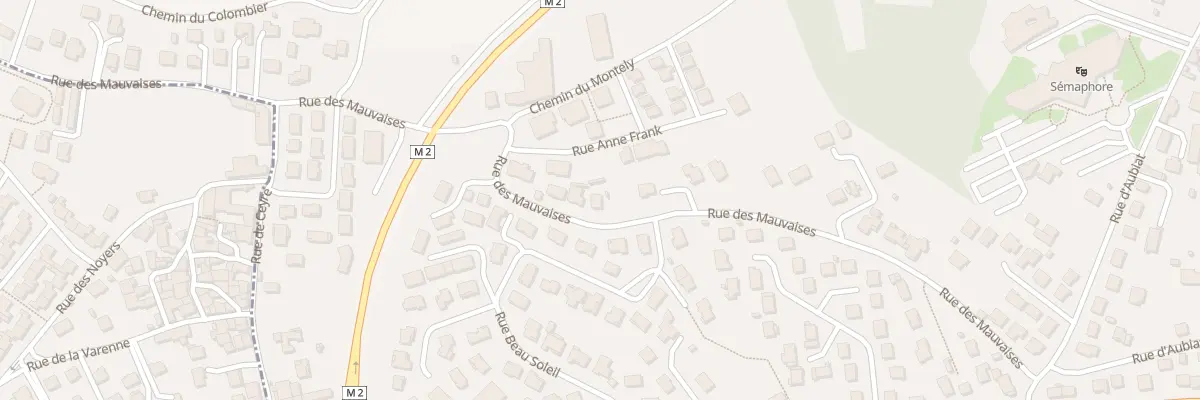 Plan du 22 Rue des Mauvaises à Cébazat