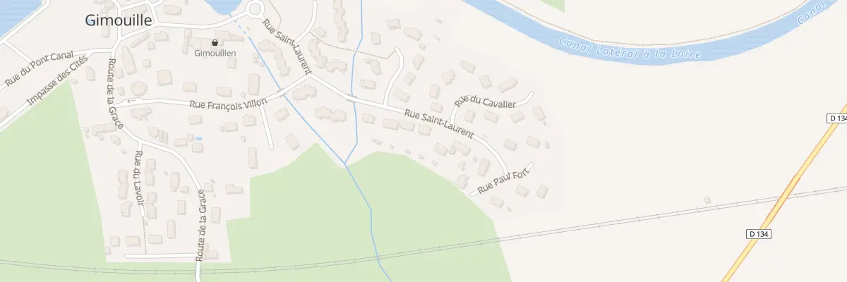 Plan du 29 Rue Saint Laurent à Gimouille