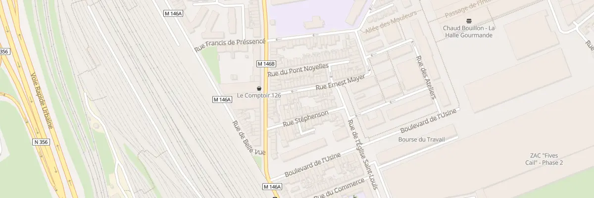 Plan du 8 Rue Ernest Mayer à Lille