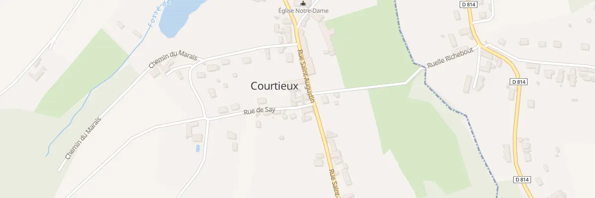 Plan du 8 Rue Saint-Augustin à Courtieux