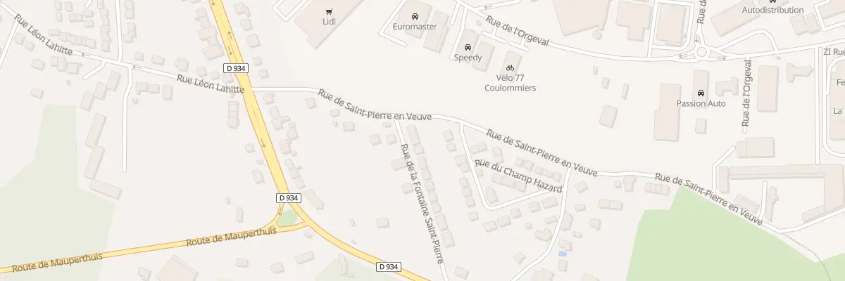 Plan du 3 Rue de la Fontaine Saint Pierr à Coulommiers