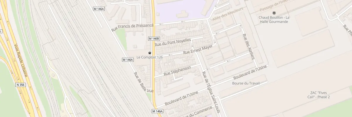Plan du 12 Rue Ernest Mayer à Lille