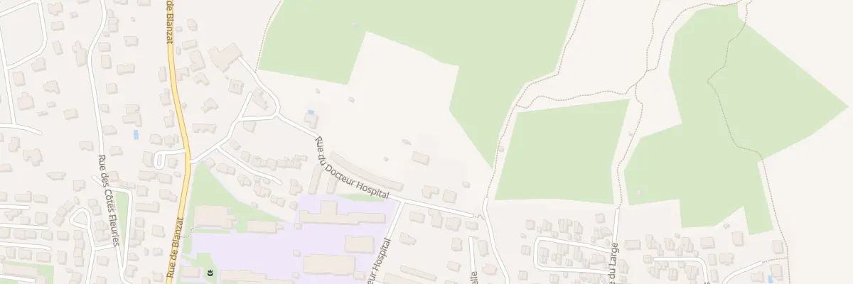 Plan du 158 Rue Docteur Hospital à Clermont-Ferrand