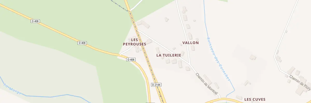Plan du 11 Che de Montcel Piory à Jozerand
