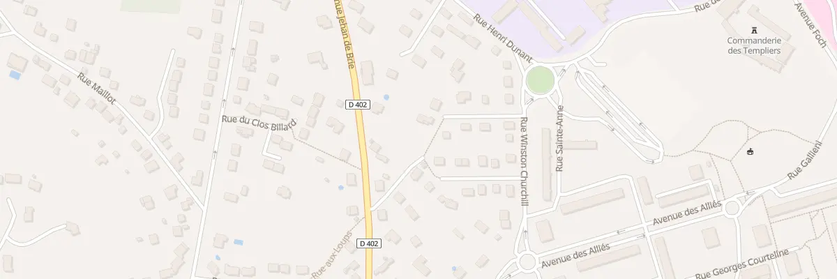 Plan du 9 Rue de la Sente aux Loups à Coulommiers