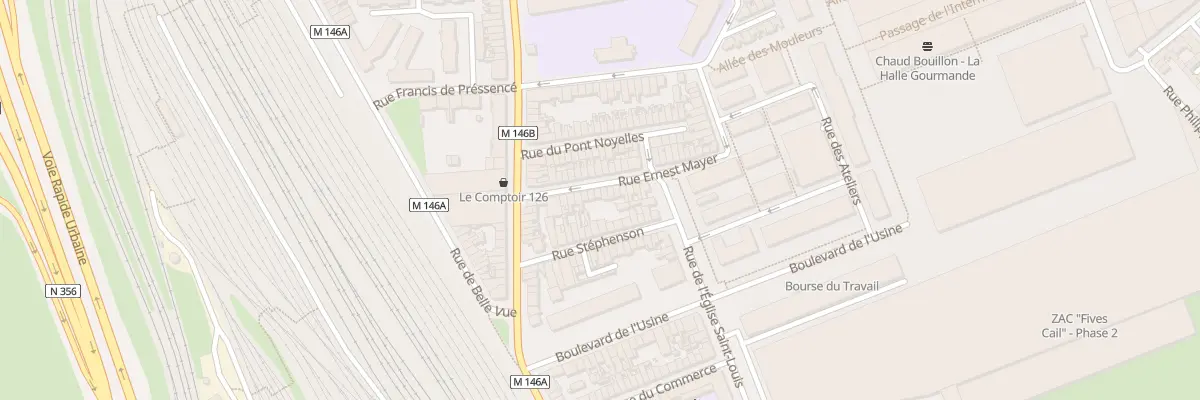 Plan du 14 Rue Ernest Mayer à Lille