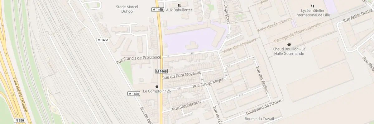 Plan du 18 Rue du Vieux Moulin à Lille