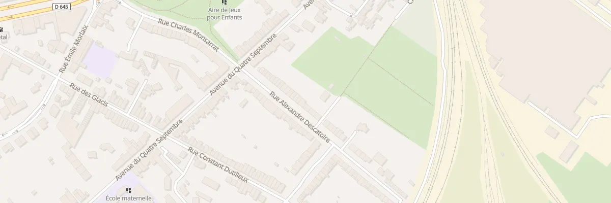 Plan du 103 Rue Alexandre Descatoire à Douai