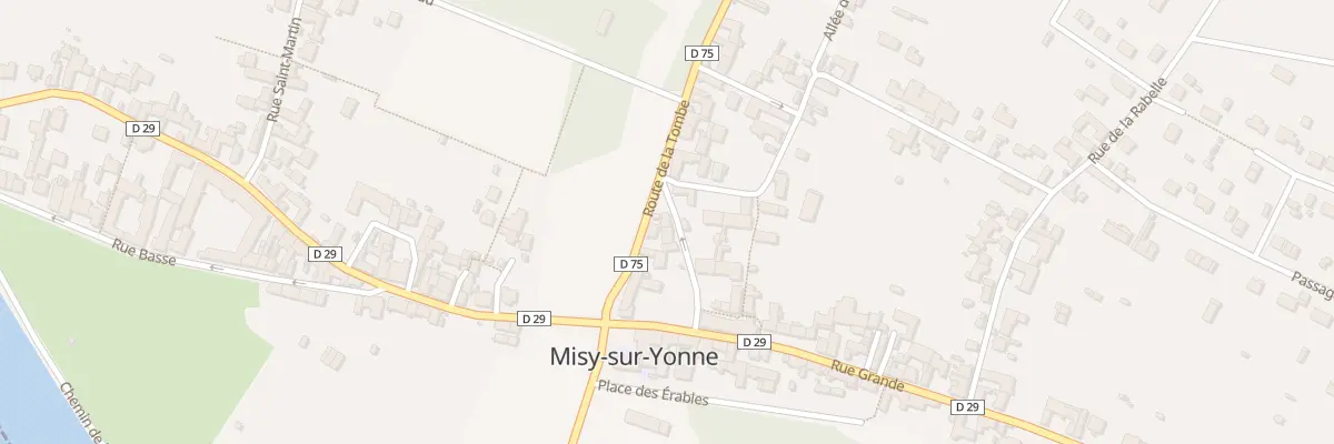 Plan du 5 Rue de l’Eglise à Misy-sur-Yonne