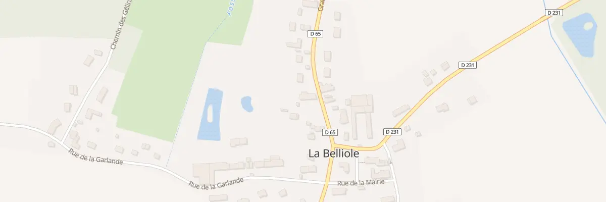 Plan du 19 Vc Grande Rue à La Belliole