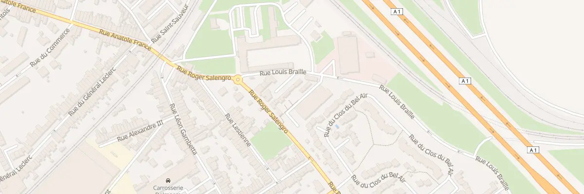 Plan du 8 Vc Morelle Rue R Salengro à Ronchin