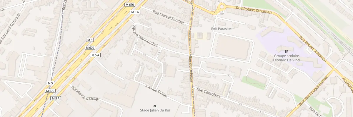 Plan du 251 Rue du Buisson à Lille
