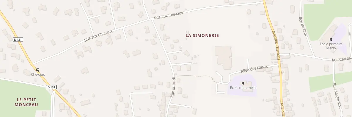 Plan du 28 Rue du Midi à Marzy