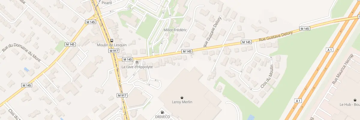 Plan du 127 Rue Gustave Delory à Lesquin