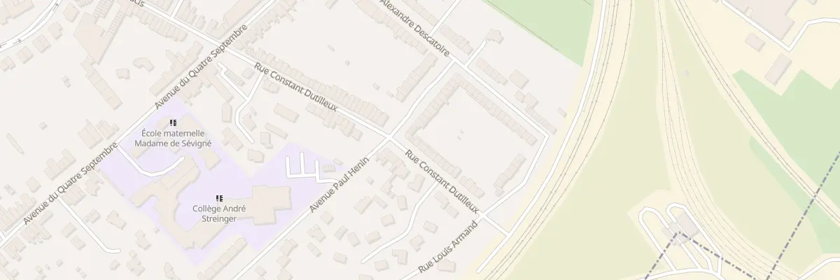 Plan du 225 Rue Constant Dutilleux à Douai