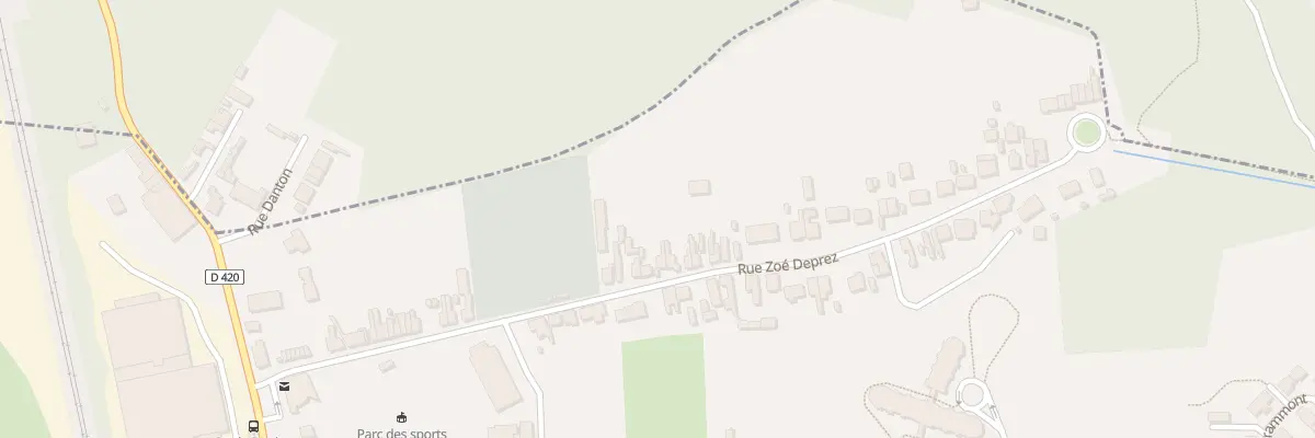 Plan du 33 Rue Zoe Deprez à Flers-en-Escrebieux