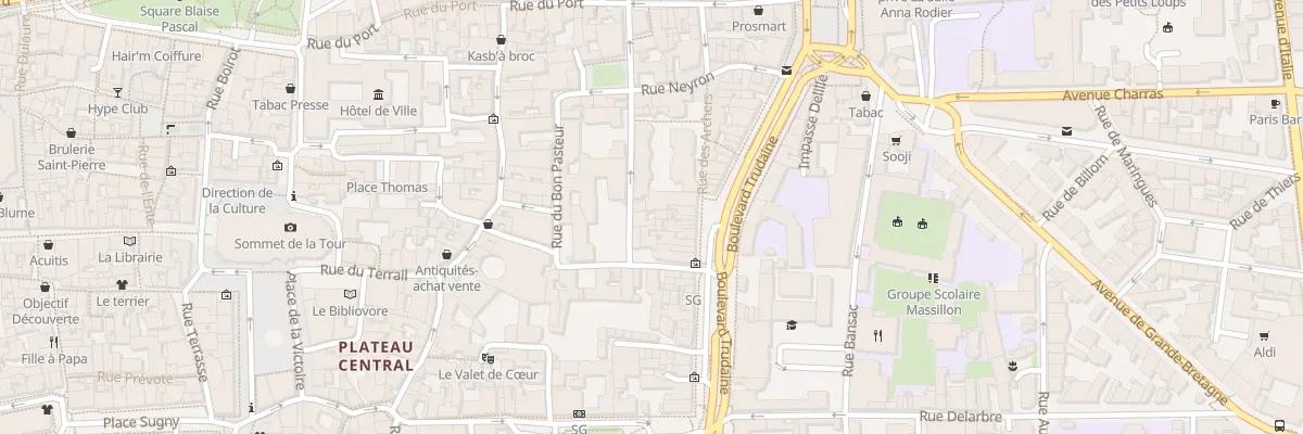 Plan du 4 Rue Villeneuve à Clermont-Ferrand