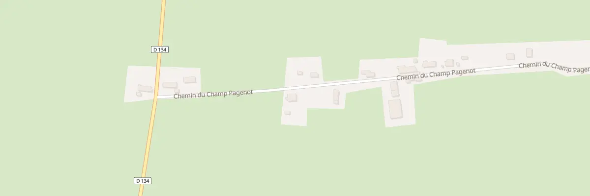 Plan du 2 Che du Champ Pagenot à Mars-sur-Allier