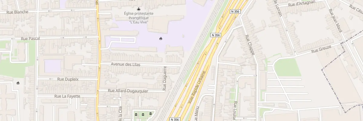 Plan du 59 Av des Lilas à Lille