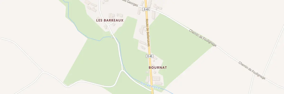 Plan du 17 Rte de Bellenaves à Vicq