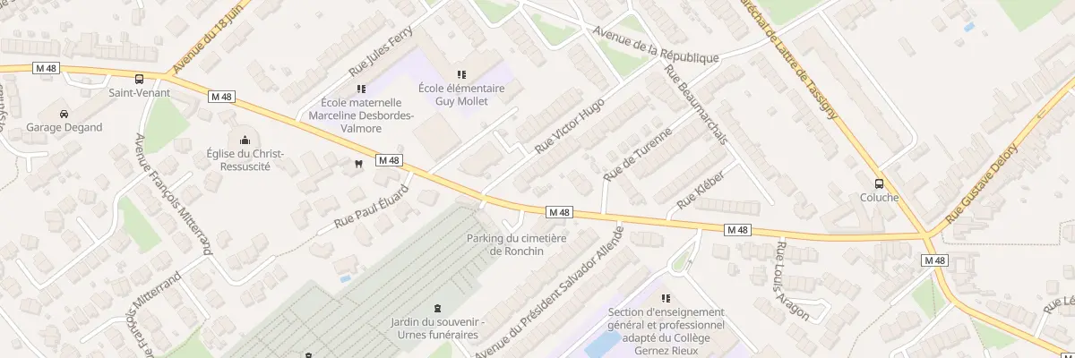Plan du 35 Rue Victor Hugo à Ronchin