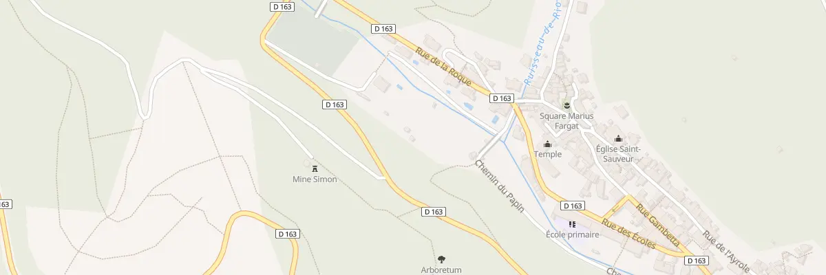 Plan de La Brougue à Graissessac