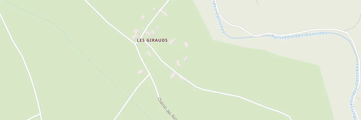 Plan du 10 Les Girauds à Jozerand
