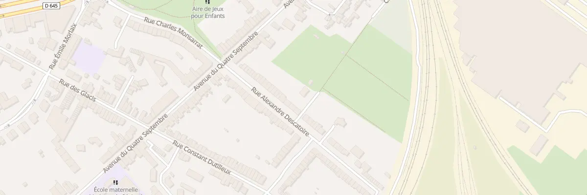 Plan du 111 Rue Alexandre Descatoire à Douai