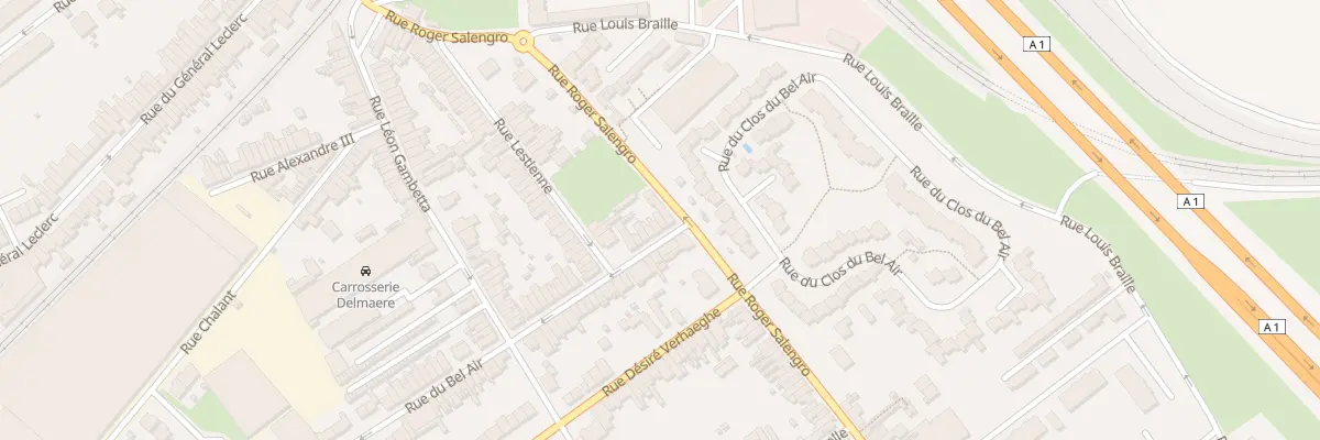 Plan du 4 Rue du Bel Air à Ronchin