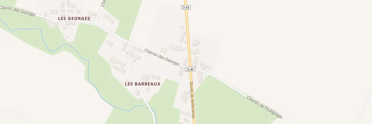Plan du 23 Rte de Bellenaves à Vicq